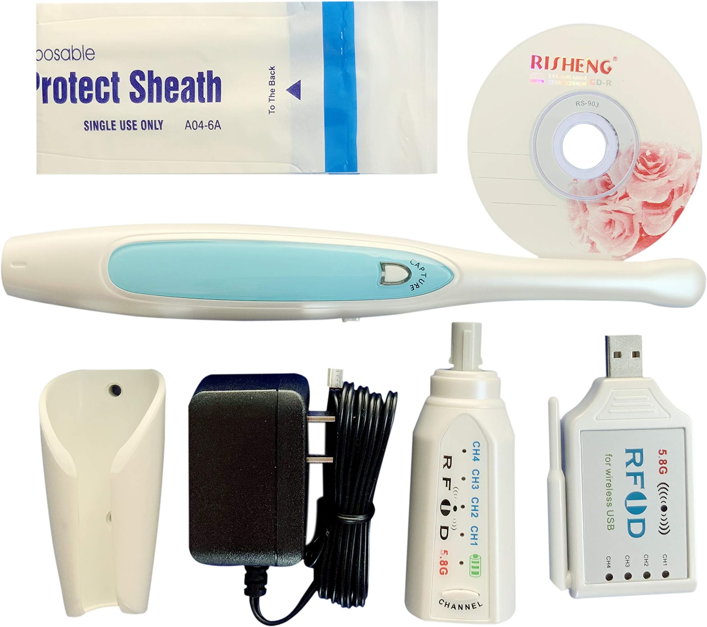 DARYOU Deluxe 2MP Wireless Cordless INTRAORAL Dental Camera 1-Year Replacement