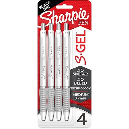 Amazon Com Amazon Basics Gel Pens With Clip Vintage Colors Medium Point 5 Count Office Products