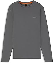 BOSS Men's Tempesto Long-Sleeved Shirt, Regular Fit, Made of Cotton Mix, with Embroidered Logo