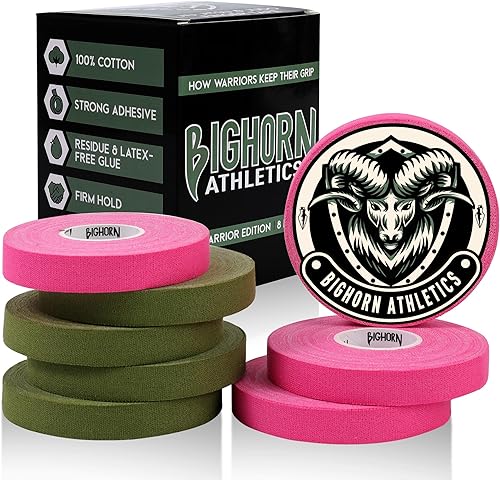 Miniatura 9 de Bighorn Athletics Cinta para dedos de Jiu Jitsu, cinta deportiva deportiva para lesiones y apoyo BJJ, Judo, lucha, escalada en roca, voleibol, manos