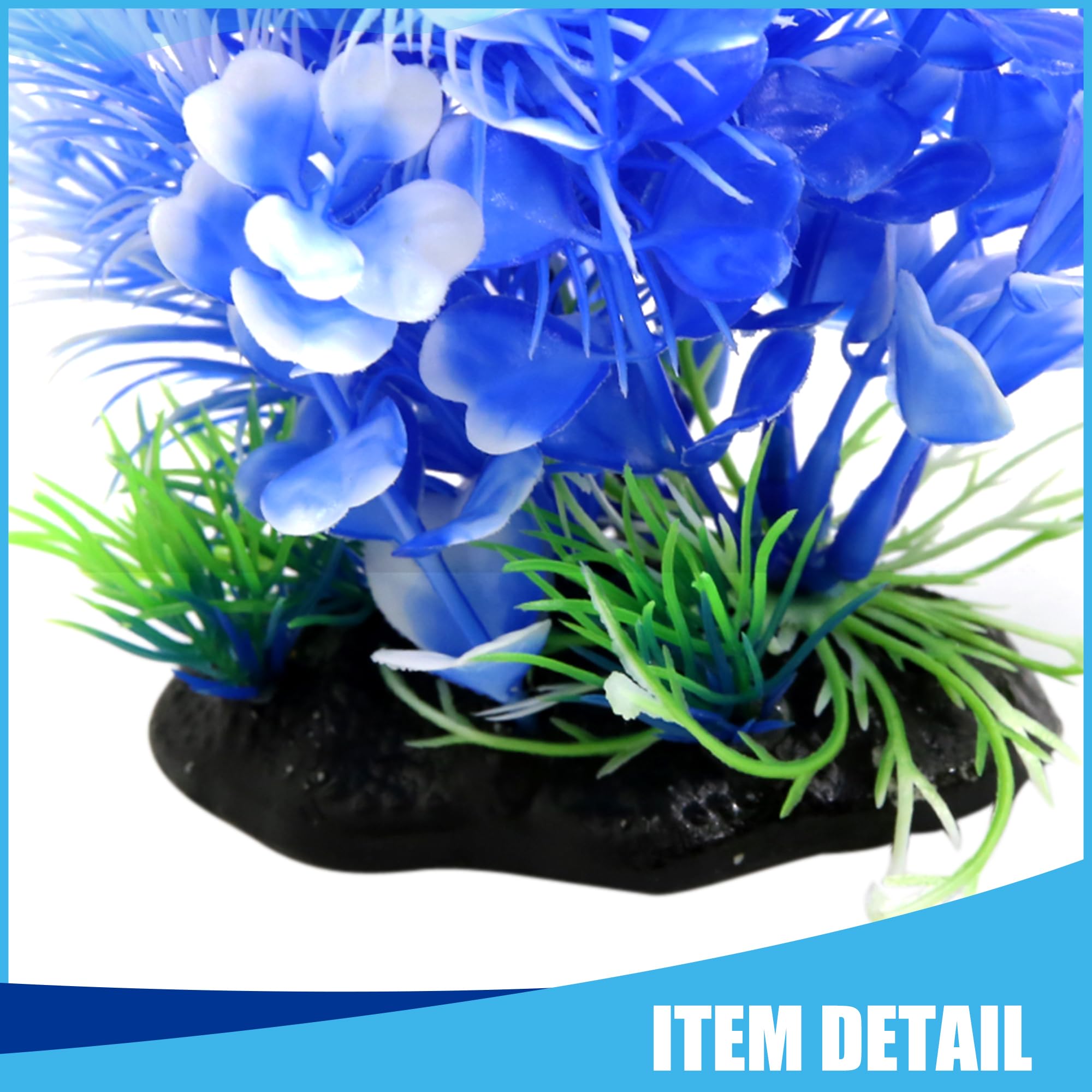 CAPASTEC Plastic Plant Ornament, Aquarium Reptiles Habitat Decor - Image 4