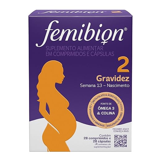 Multivitamínico Femibion 2 para Gravidez 28 Comprimidos e 28 Cápsulas, Femibion
