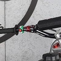 Vista 5 de RUTU Botón universal CNC para interruptor de arranque de motor de motocicleta con placa trasera de montaje para KLX450 KLX250 KLX110 CR125 CRF250