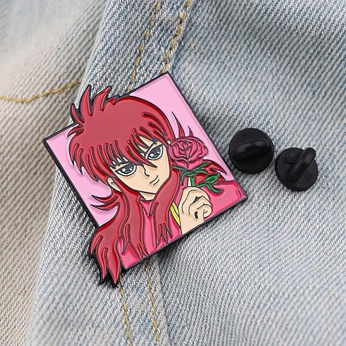 Miniatura 3 de Yoko Kurama YuYu Yu Yu Hakusho Yusuke Urameshi Manga Anime 1.6" Esmalte Pin Insignia, Esmalte, Esmalte
