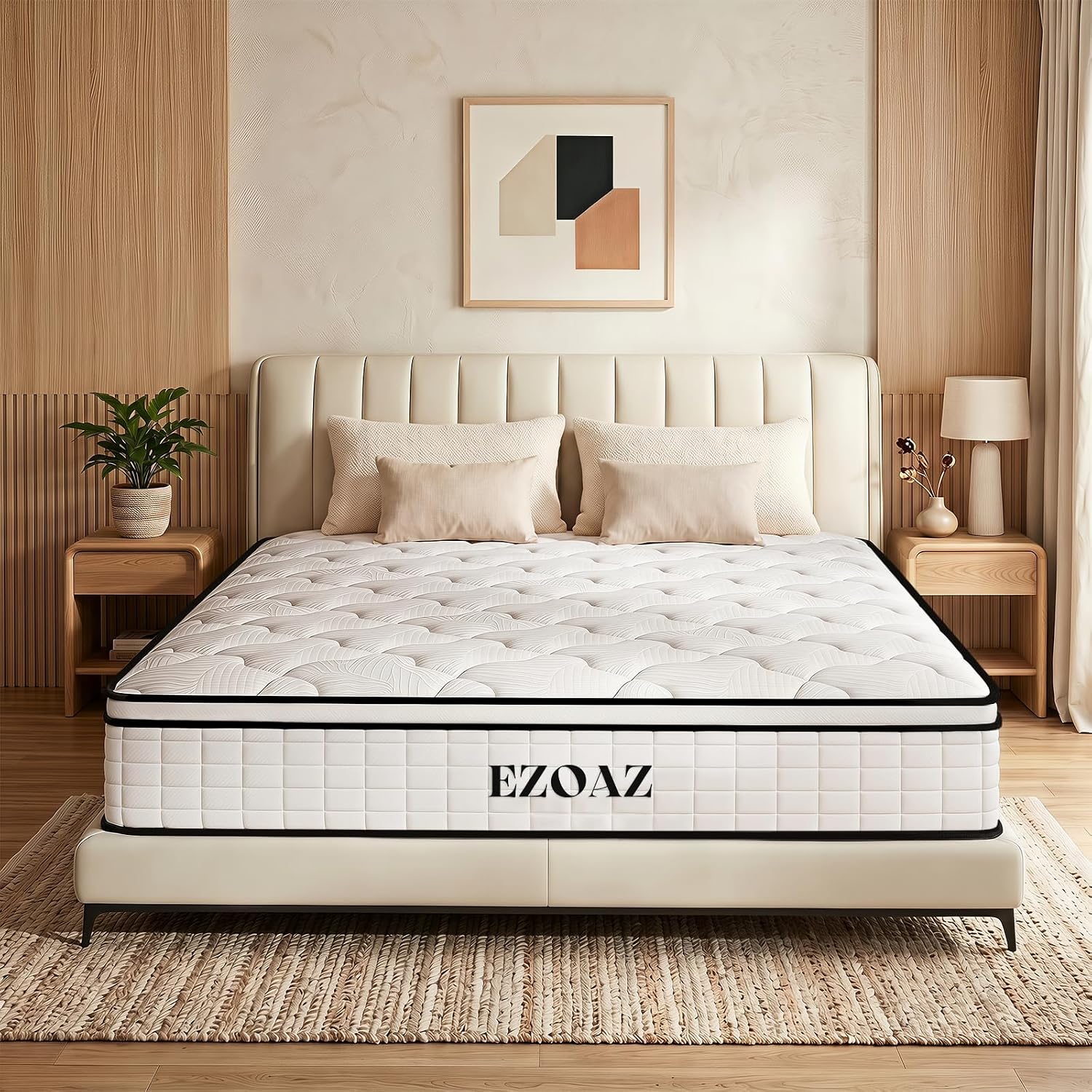 10 Inch Full Hybrid Mattress, Cooling Gel Memory Foam & Moti
