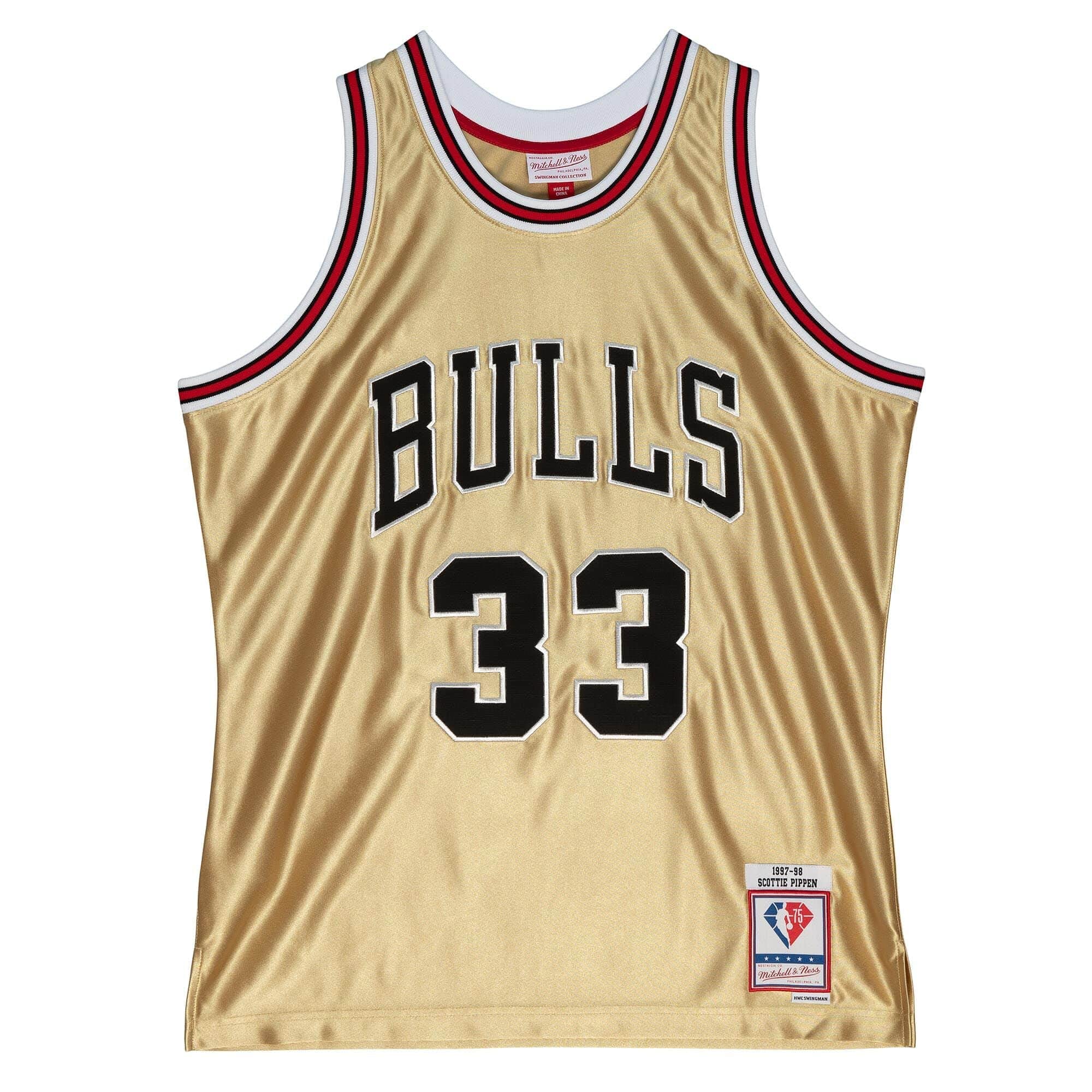 Mitchell & Ness NBA 75th Anniversary Swingman Jersey - Gold