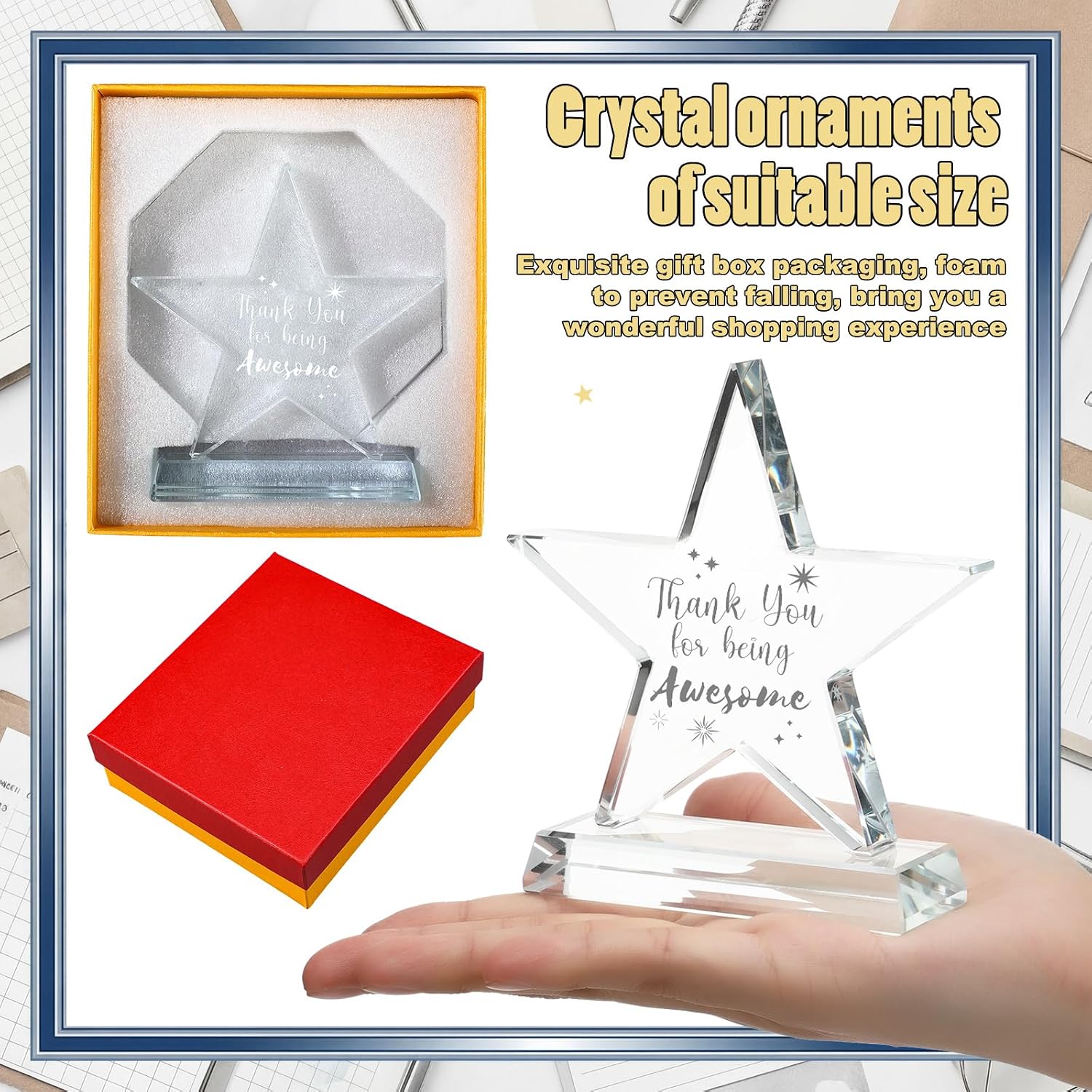 Wesiti 12 Pcs Graduation Plaque 2026 Student Crystal Awards for Him or Her CNA Week Gifts End of Year Awards 5" Employee of The Month Trophy for CNA Week Teacher Students Coworkers Staffs Employees