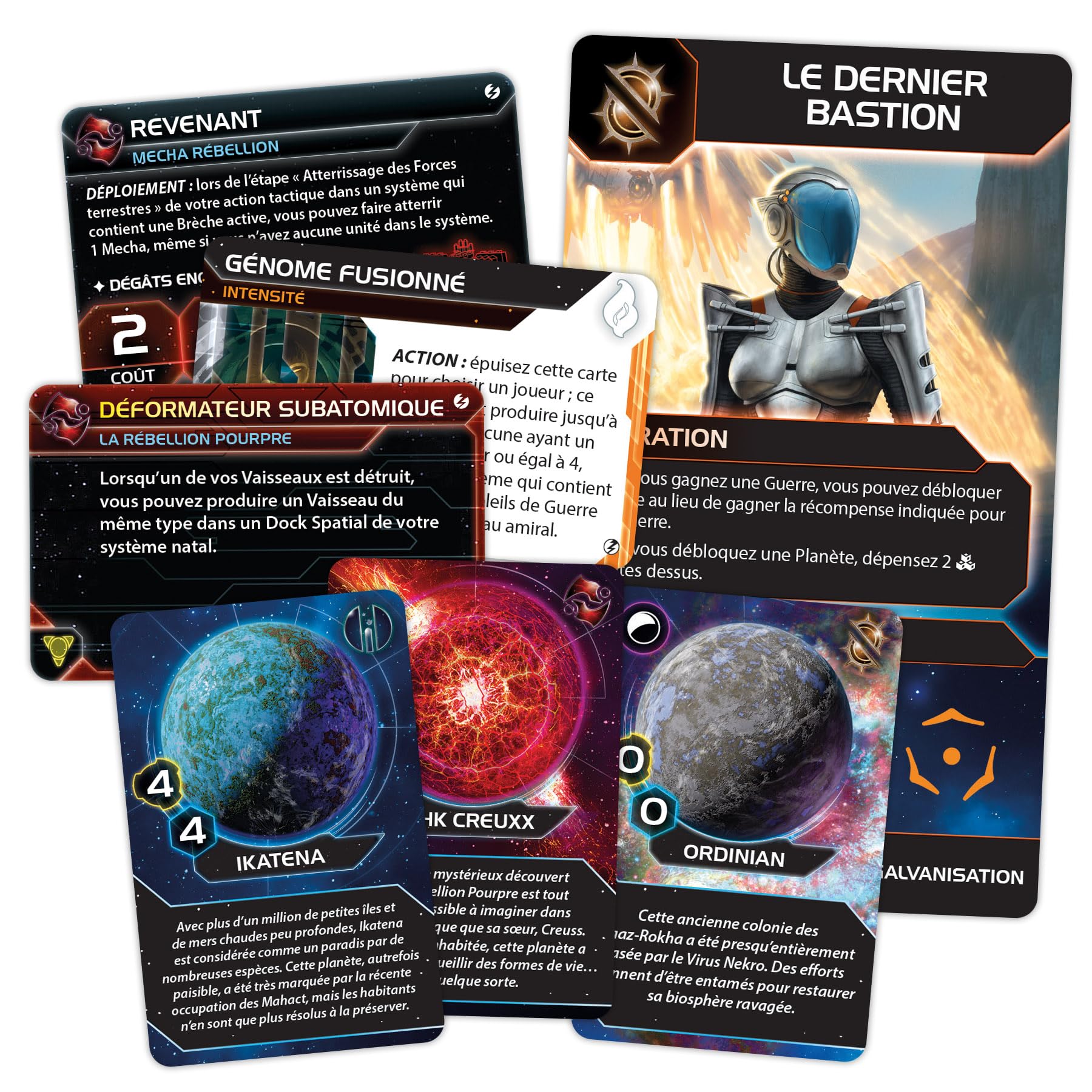 Asmodee - Imperium Zmierzchu: Wyjący grzmot - Fantasy Flight Games - Gra strategiczna - Niepublikowane frakcje - Od 14 lat - 3 do 8 graczy - 4-8 godzin - Wersja francuska