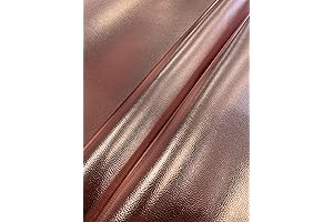 Rose Gold Faux Leather Vinyl Fabric Rolls 56" Wide Continuous by the Yard