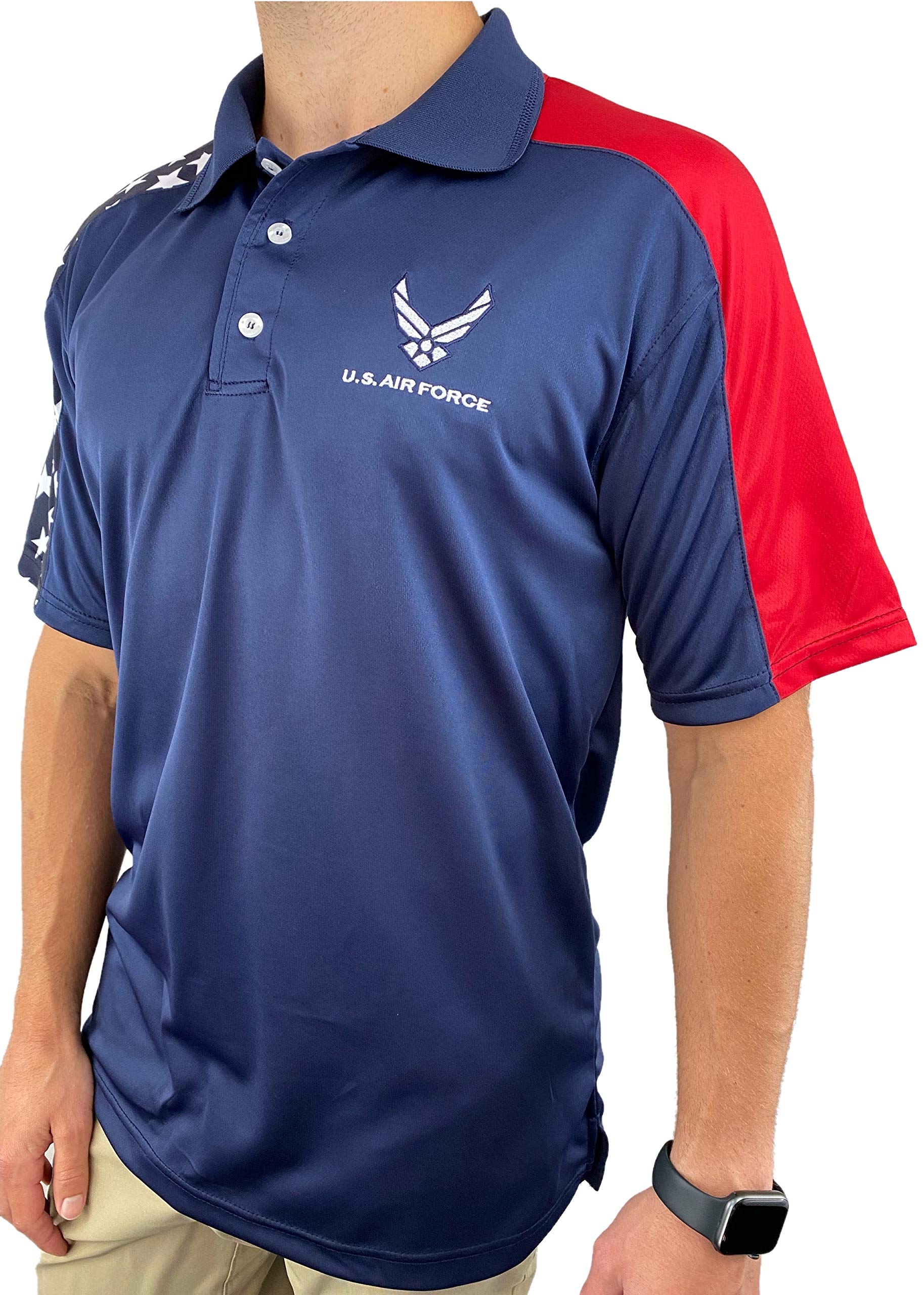 Air Force Patriotic Polo Dark Blue