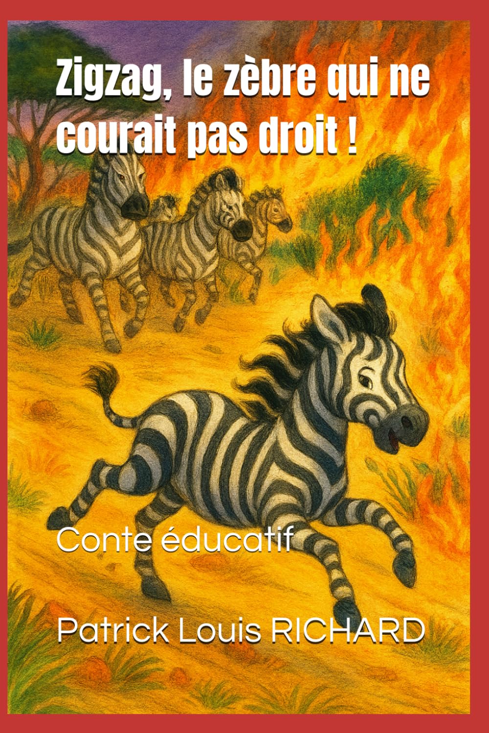 Zigzag, le zèbre qui ne courait pas droit !: Conte éducatif