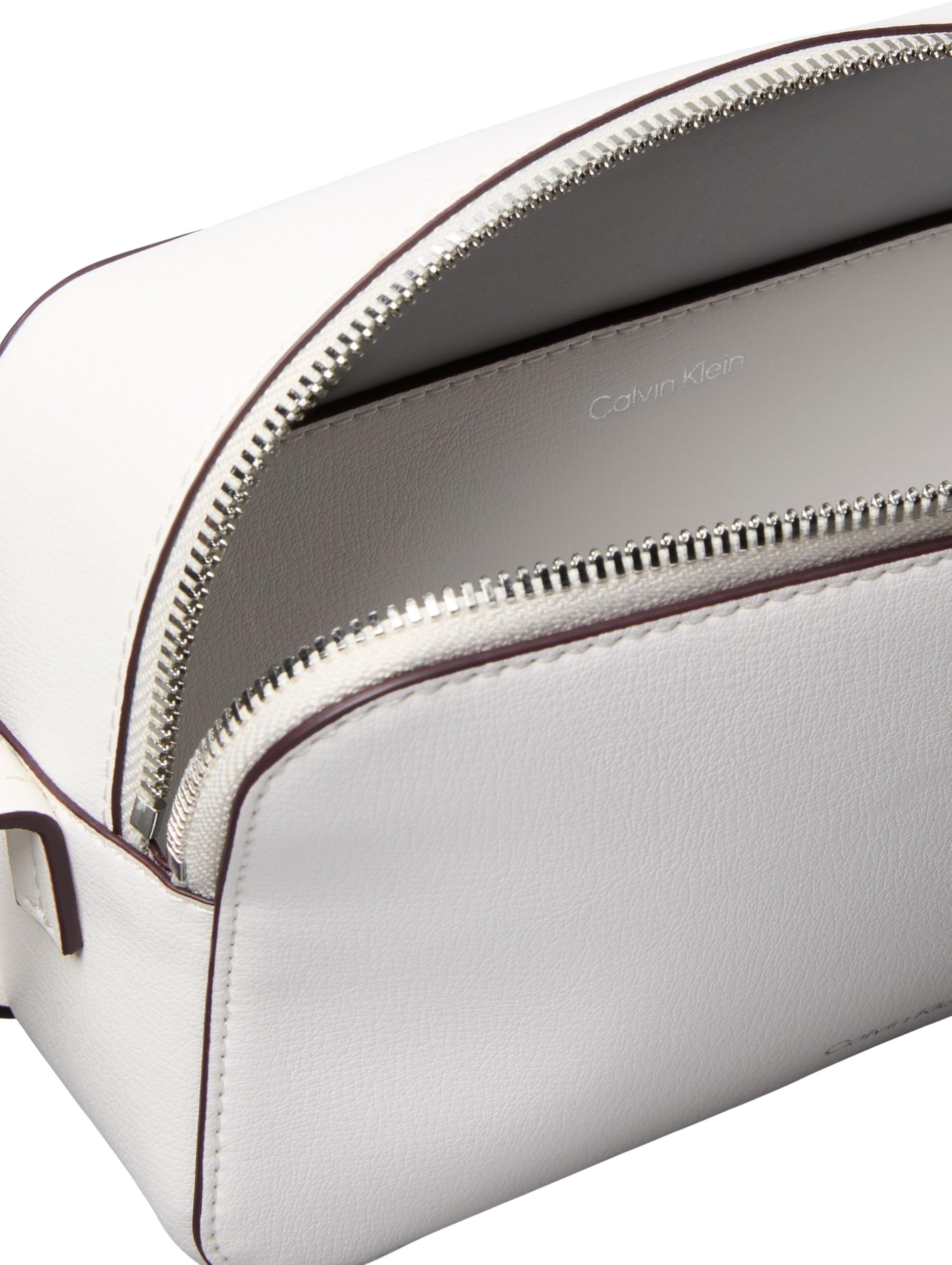 Calvin Klein Donna Borsa a Tracolla Logo Elongated Camera Bag con Zip