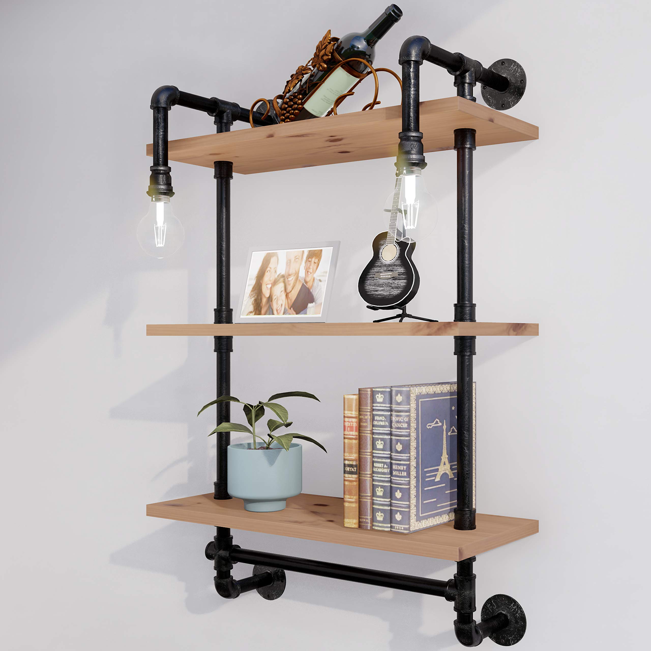 Buy TRUSTUSS Industrial Pipe Metal Shelf Shelving Shelves with Vintage