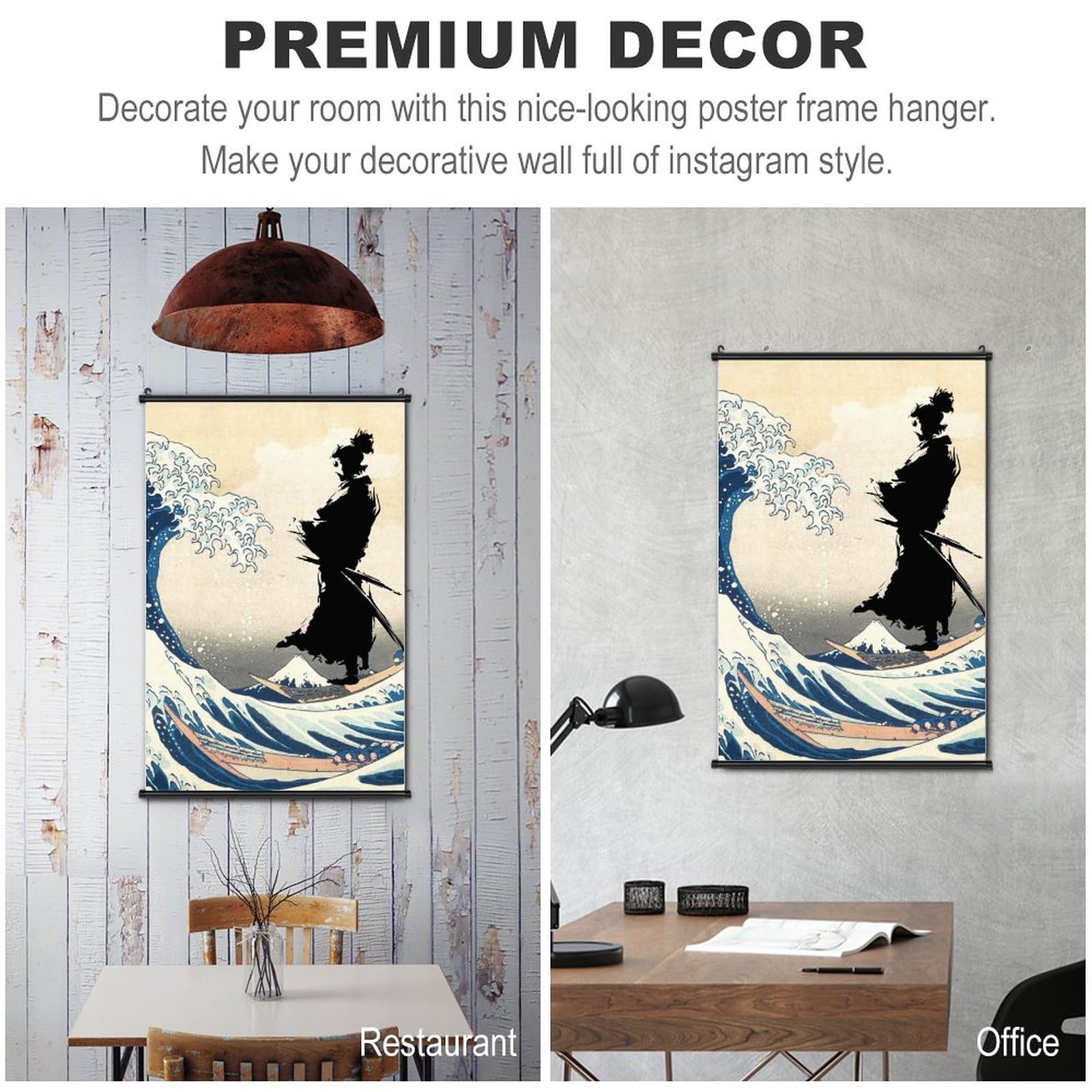 Amazon.co.jp: タペストリー 掛ける絵 ポスター 武士道 剣道 サムライ