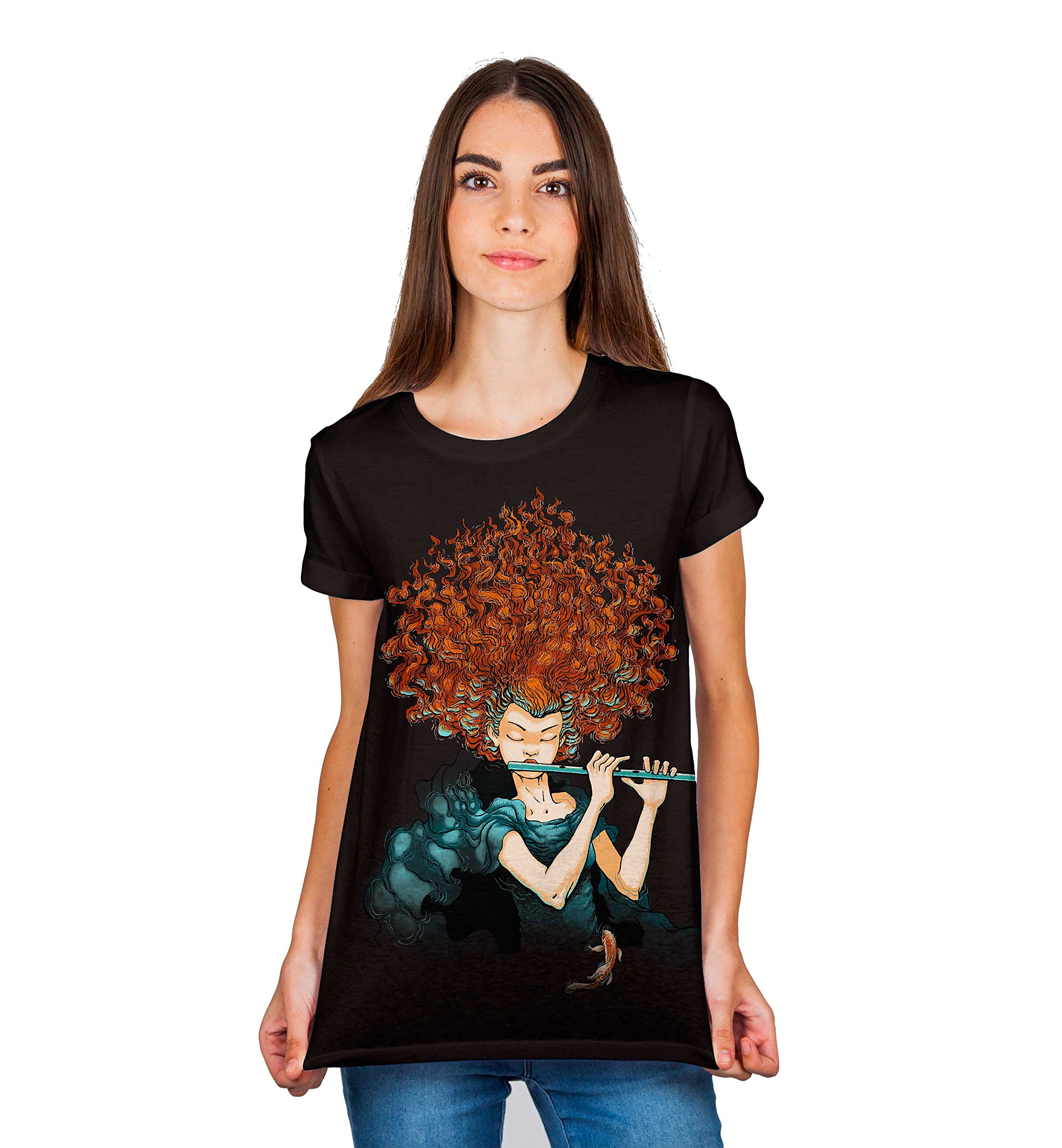 Shady Canvas Women'S Black T-Shirts