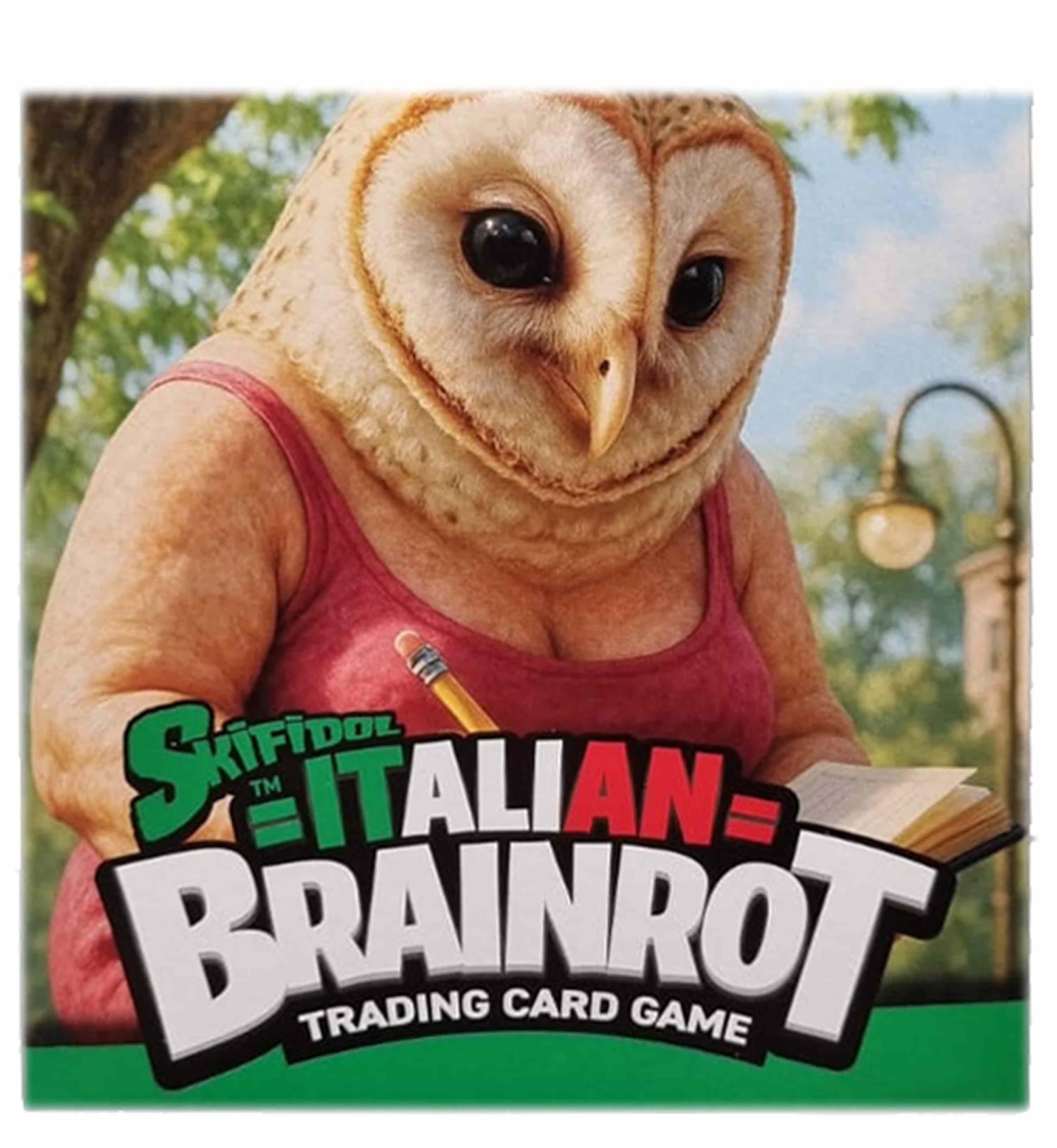 Generico Skifidol Italian Brainrot Trading Card Game, Serie Gamma Anomalia Galattica, 12 Bustine da 7 Carte, Gioco di Carte Collezionabili