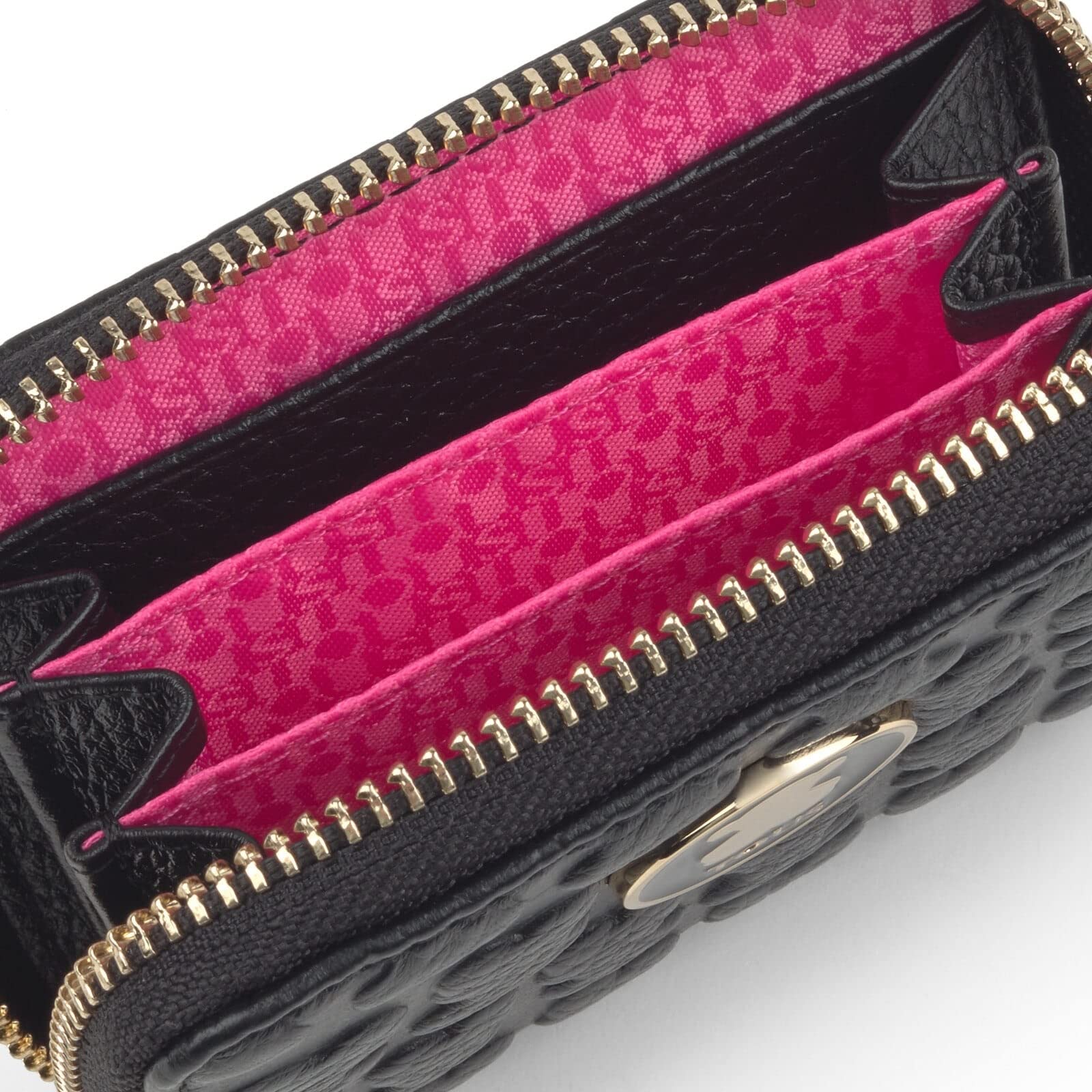 TOUS Monedero Mediano de Piel en color Negro, Para Mujer, Colección Sherton
