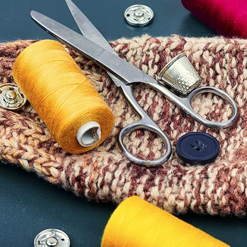 Miniatura 5 de KECASUDE Kit de costura, regalos para mujeres, mamá, viajera, adultos, principiantes, emergencias, suministros de costura, accesorios con agujas de