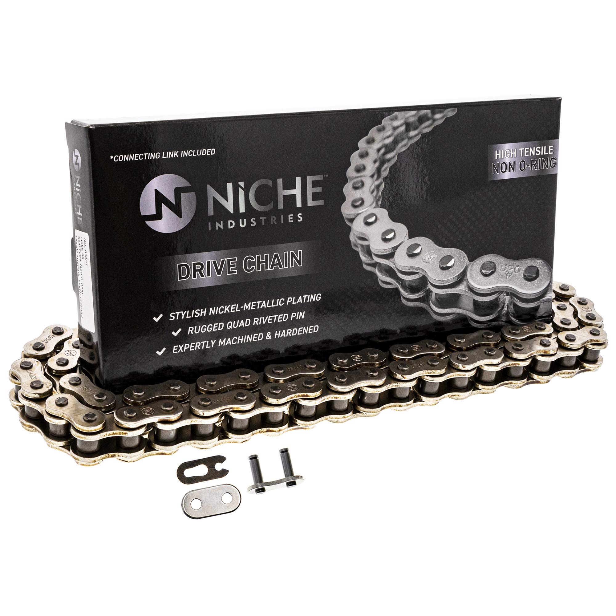Amazon Com Niche 630 Drive Chain 90 Links Standard Non O Ring With Connecting Master Link Automotive Amazon Com Niche 630 Drive Chain 90 Links Standard Non O Ring With Connecting Master Link Automotive