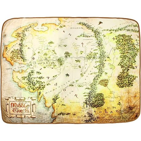 Lord of the Rings: Explore Middle Earth with Our Plush Throw Blanket
