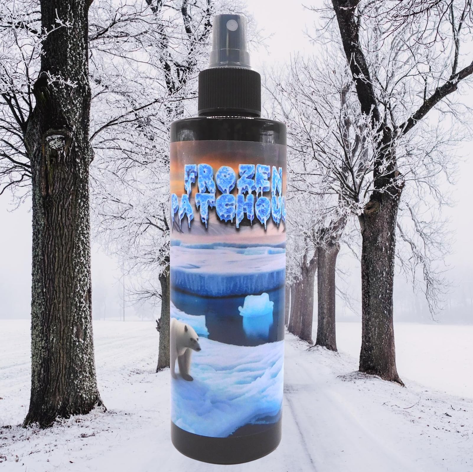 Kühl-Bodyspray Frozen Patchouli 250 ml Körperspray mit Aloe Vera Kühleffekt