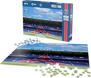Megableu Puzzle mit 1000 Teilen, PSG Paris Saint-Germain, offizielles Club-Puzzle, Fußballfans für Kinder und Erwachsene ab 14 Jahren, Geschenkidee für Fußball- und PSG-Fans – Format 70 x 50 cm