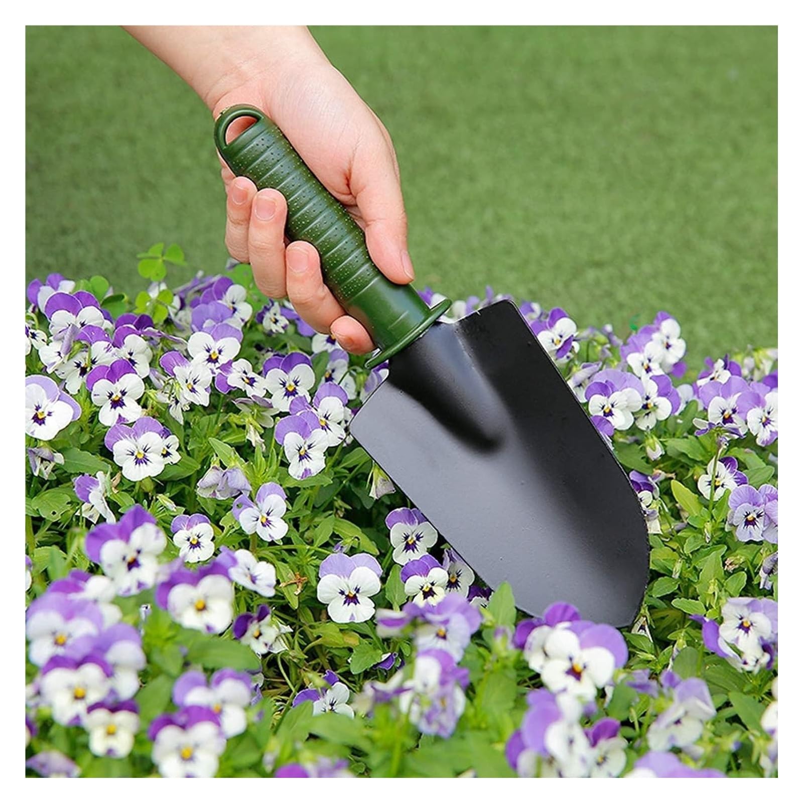 Juego de paleta de herramientas de jardín, tenedor de jardín, paleta de jardín, 4 piezas, kits de mano de jardinería, accesorios de jardín, herramienta de mano de jardín, herramientas de mano de jardi
