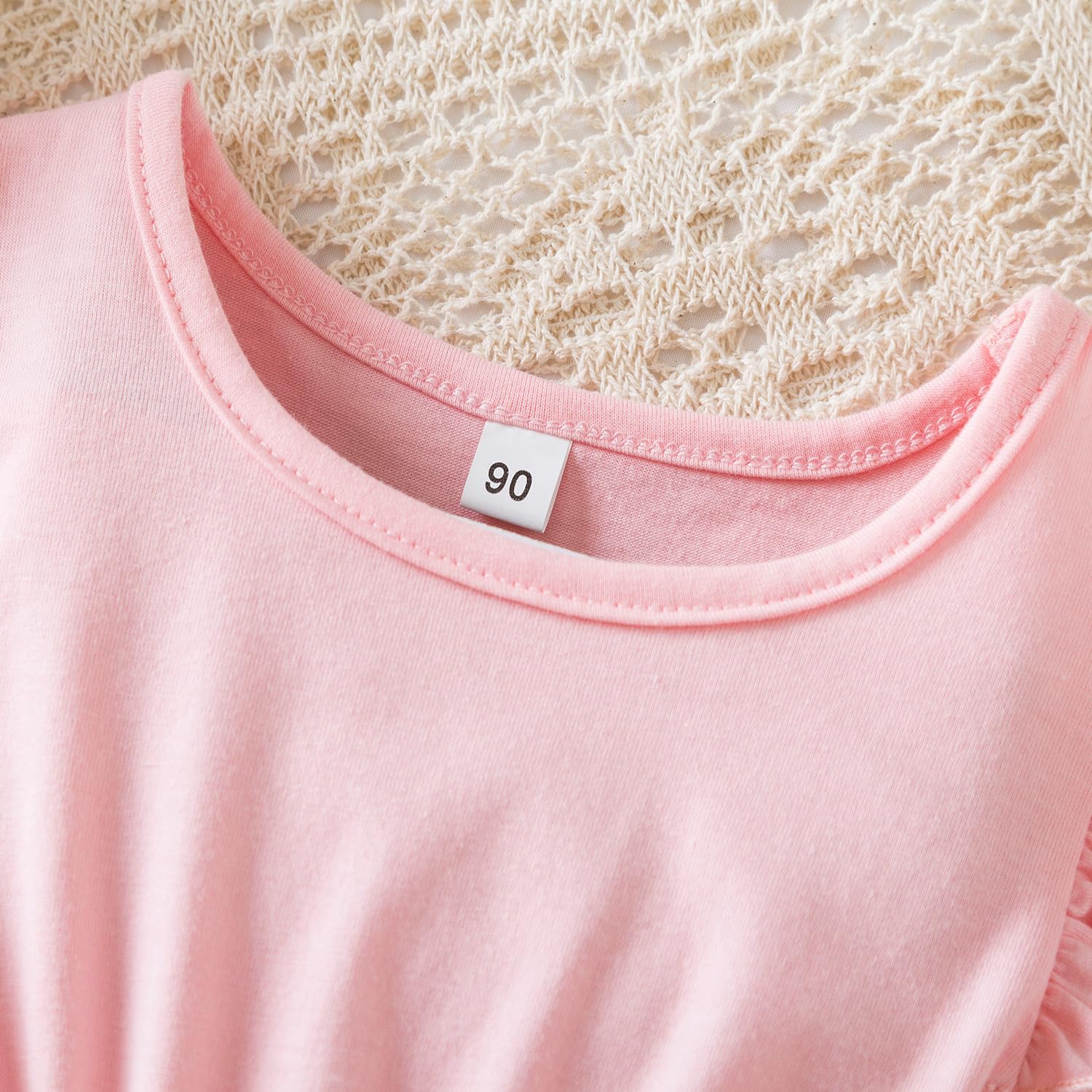 Vestiti Bambine Abito tutù con Volant Floreale Cielo Stellato Abiti Estivi da Principessa Abito Estivo - 4