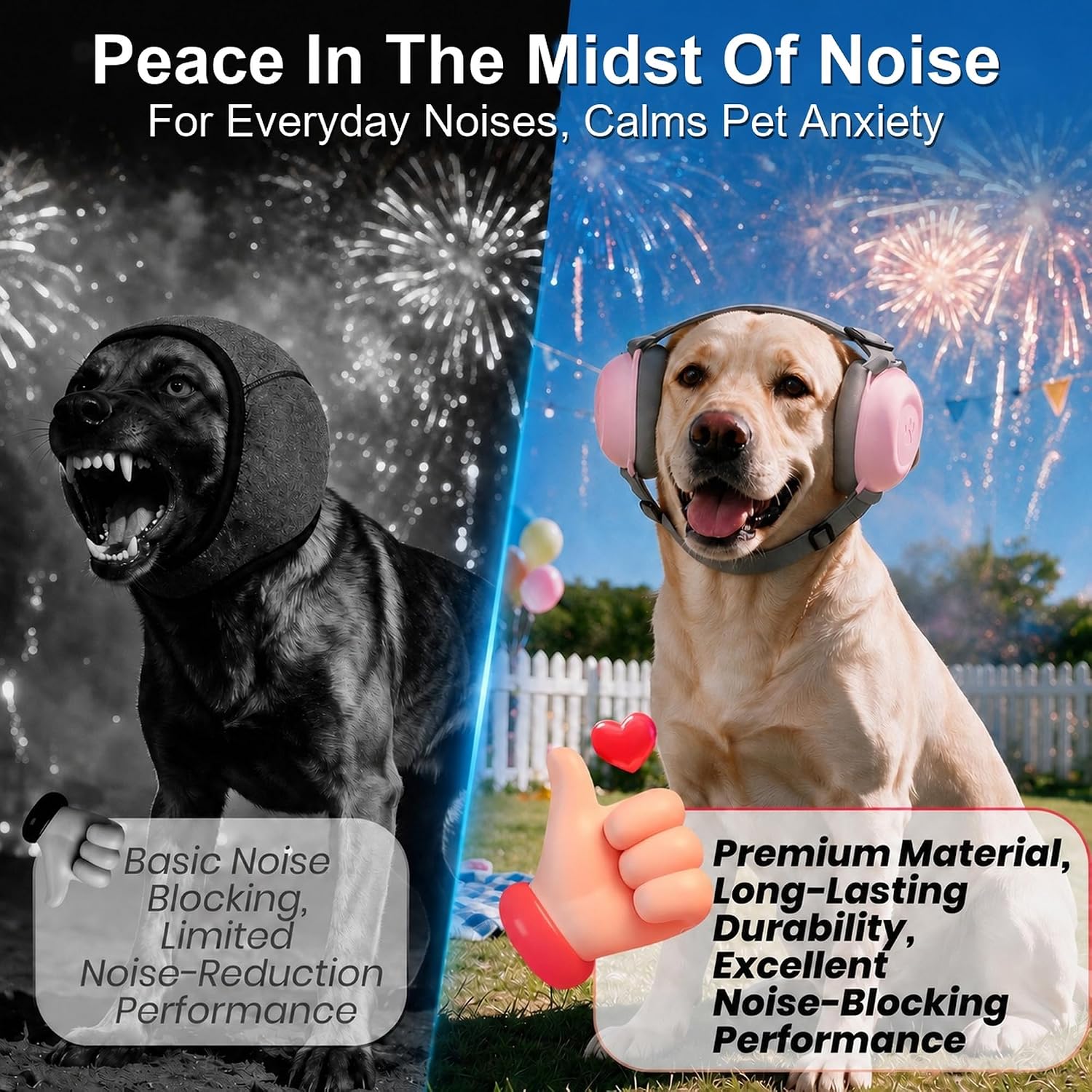 29dB Dog Ear Muffs Noise Protection image 2