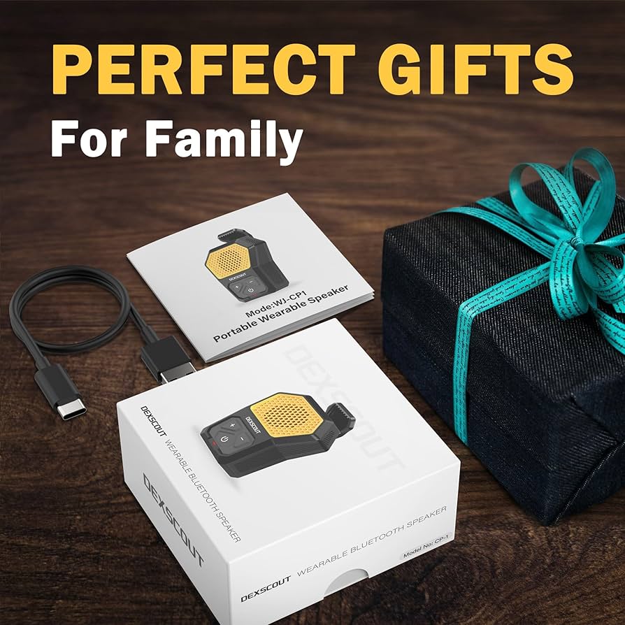 Amazon.com: DexScout Wearable Bluetooth Speaker,Clip-on Wireless