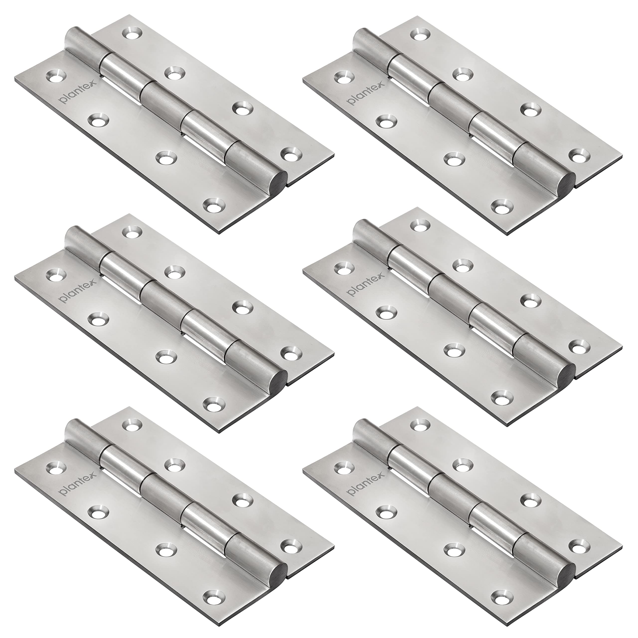 Heavy Duty Stainless Steel Door Hinges - 6 Pack -9 Heavy Duty Stainless Steel Door Hinges - 6 Pack -9