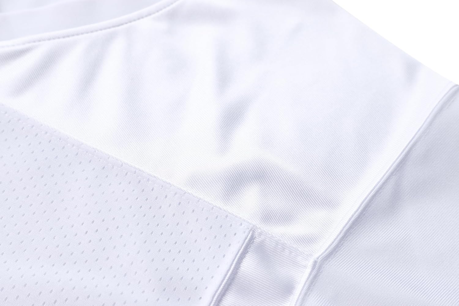 Mens Blank Football Jersey Sports Plain Football T-Shirt Practice Uniforms Casual Tops - Image 6