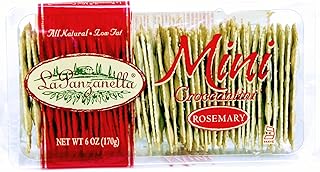 La Panzanella Mini Croccantini Rosemary Crackers 6 oz (Pack of 3)