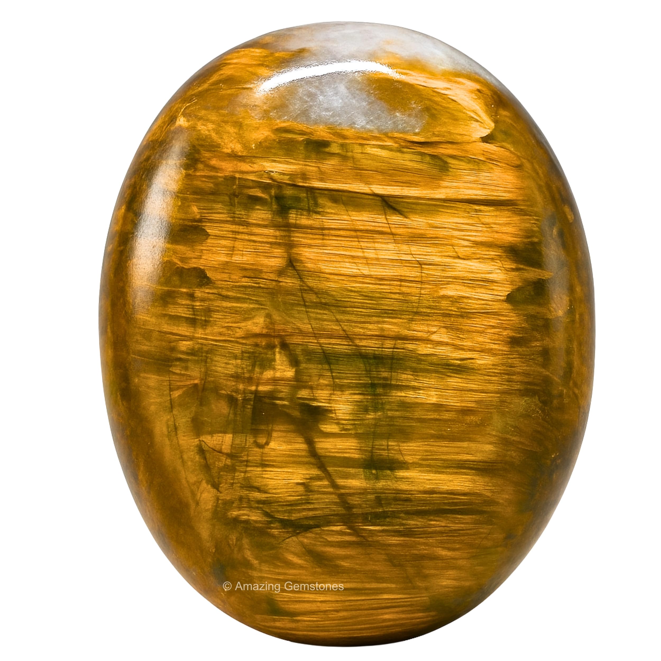 Nellite Crystal Palm Stone, 45-50mm Large Meditation Healing Crystal