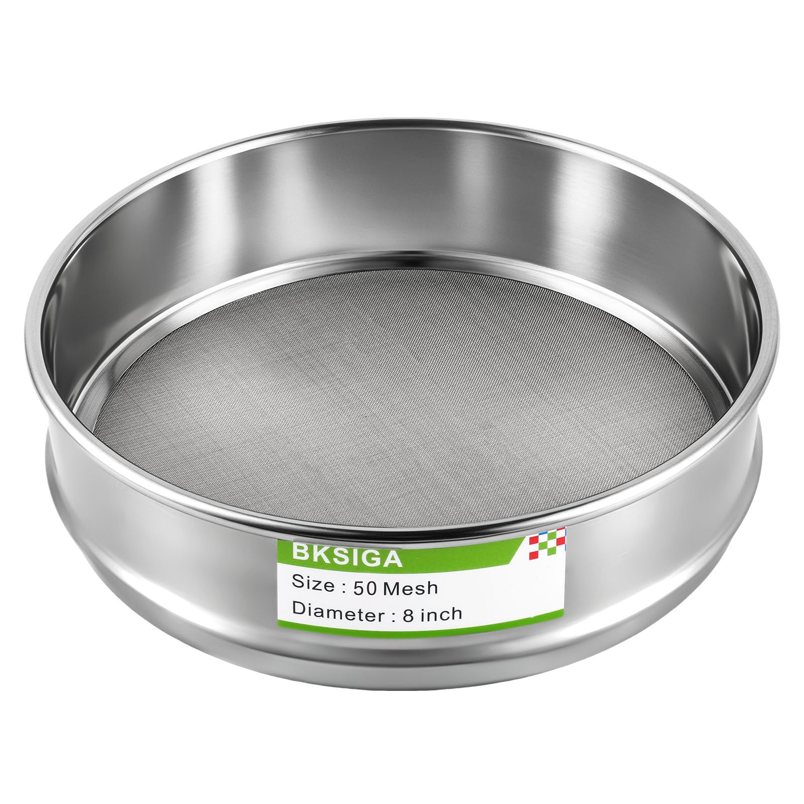 304 Stainless Steel Lab Sieves Pan,8" Diameter Standard Sieve Pan for Industrial Laboratory Homes — Amazon image 15