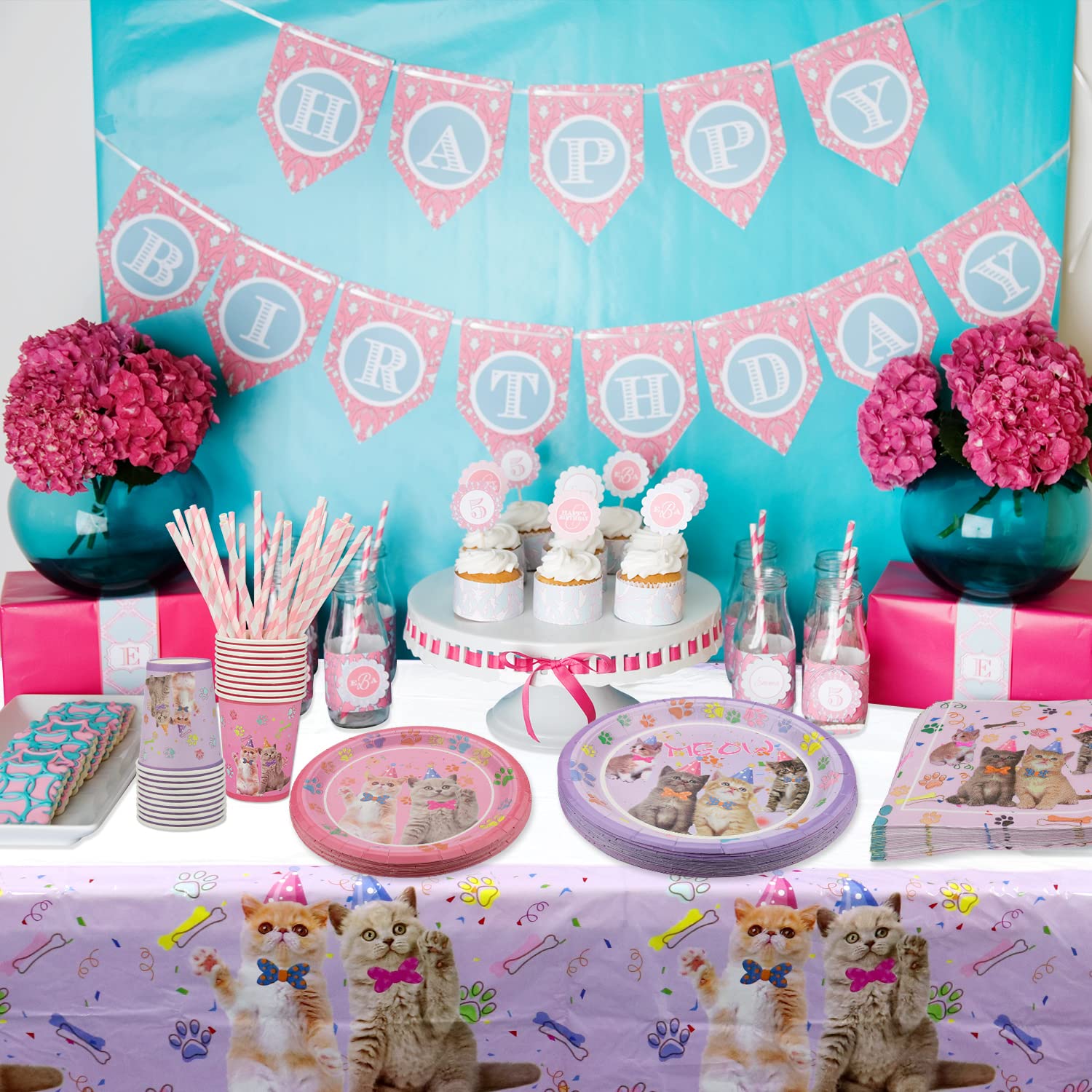 Bing het konijn - Bing Bunny - Feestpakket - Feestartikelen - Kinderfeest - 8 Kinderen