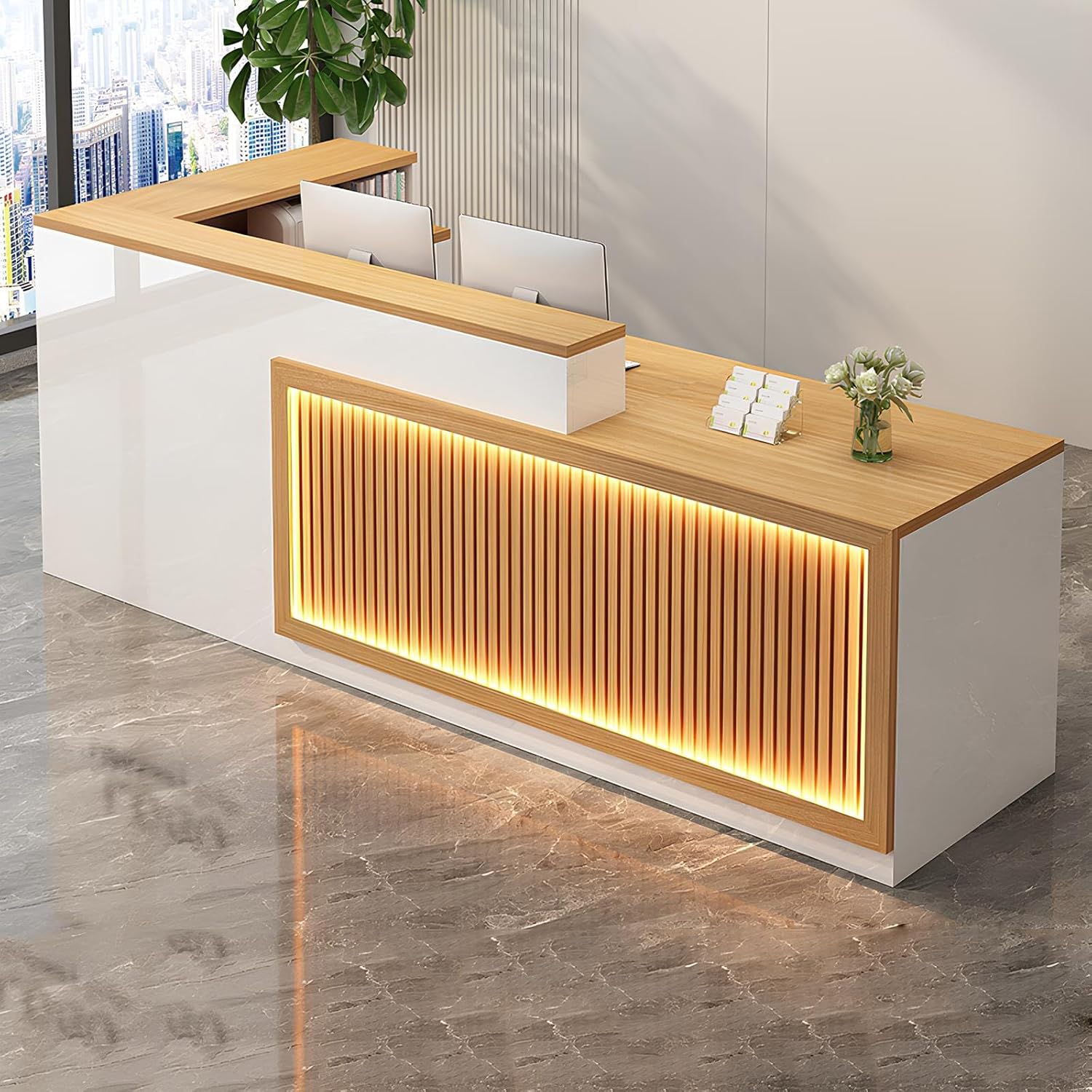 cartBit Modern Reception Desk Front Desk Reception