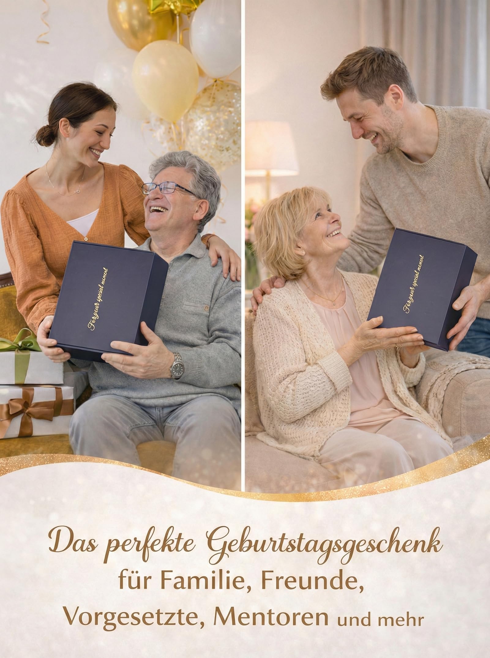 Geschenk 80. Geburtstag Frauen & Männer Jahrgang 1946 – Tischuhr mit Spruch – Geschenkidee für Mama Papa Oma Opa Ehemann Ehefrau & Freunde – Deko & Erinnerung 80 Jahre (In Geschenkbox mit Karte)