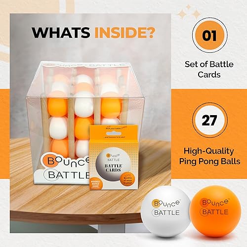 Miniatura 3 de Juego de edición de madera con 36 cartas de batalla, un adictivo juego de estrategia, habilidad y oportunidad, divertidos juegos de pelota de rebote