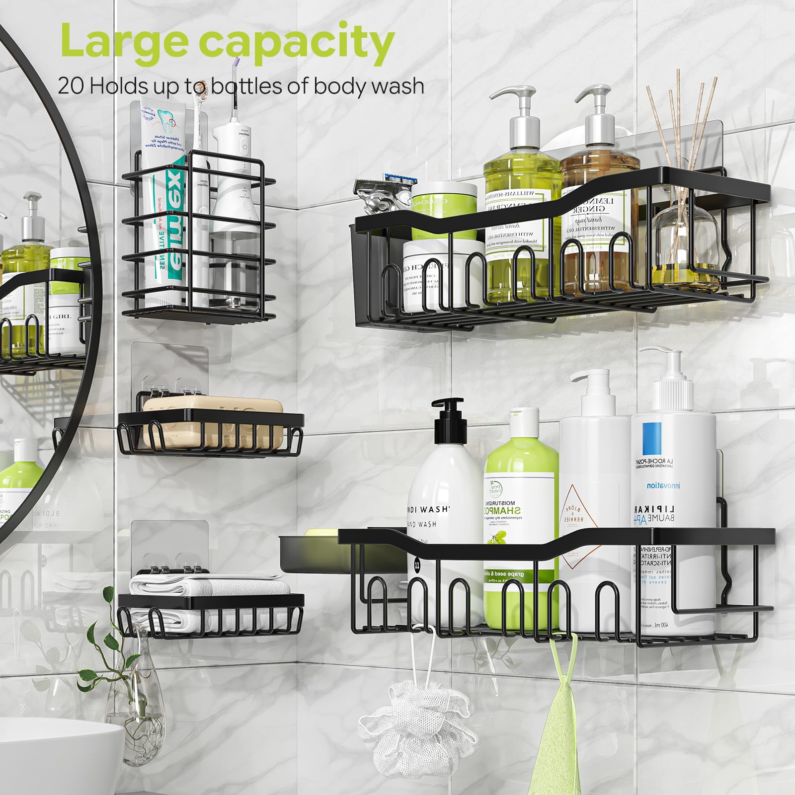 Shower Caddy Set - Organize Your Bathroom -5