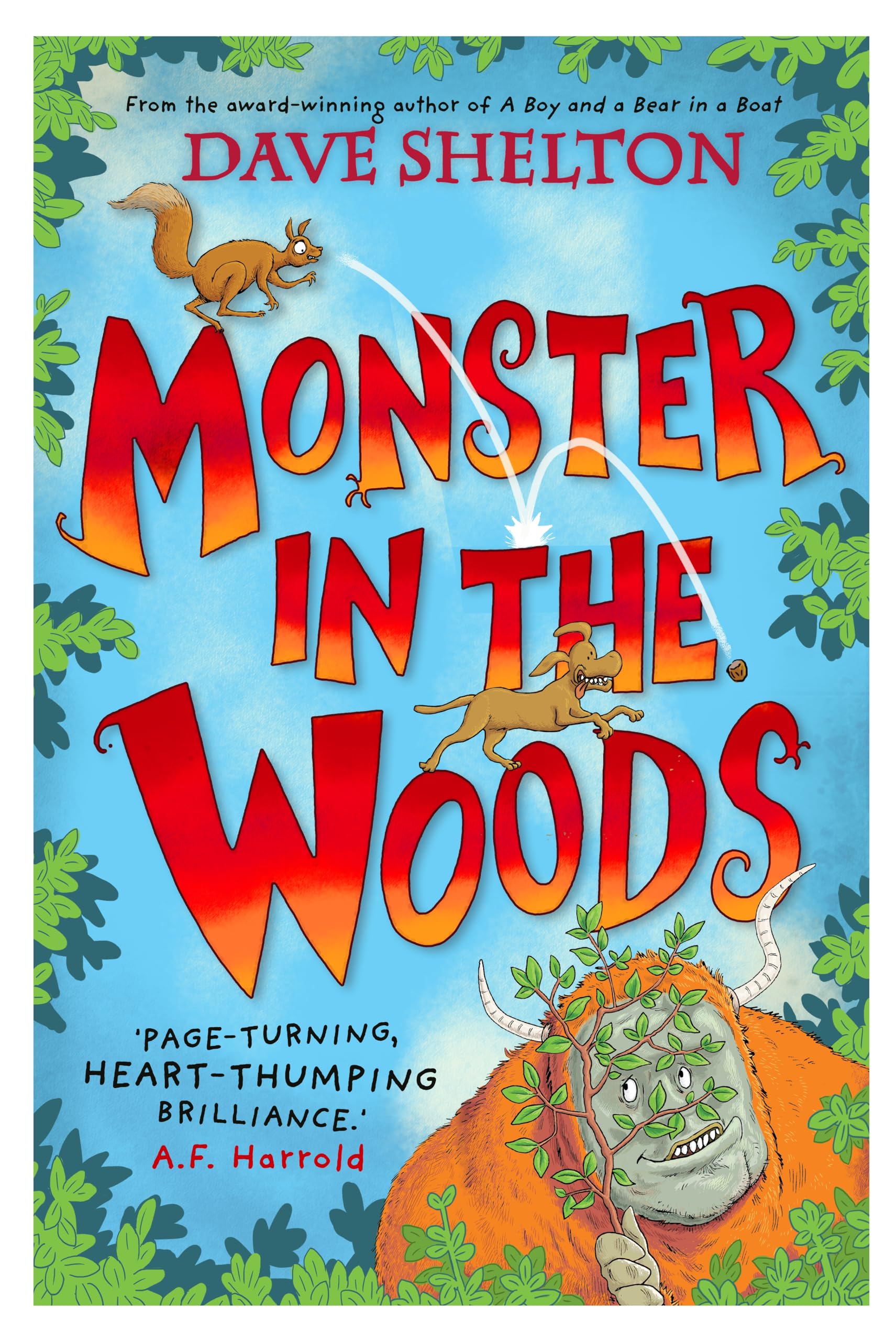 Dave Shelton Unisex Multicolor Monster In The Woods Paperback Book