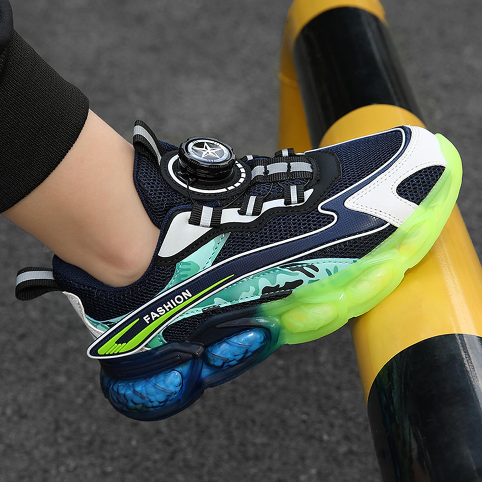 ITSOGOO Zapatillas de Deporte para Niños Zapatillas Niñas Zapatillas para Correr Running Atletismo Zapatillas Zapatos Deportivas Zapatillas de Gimnasia Tenis Trotar Runners Trainers Tamaño 28-37 EU