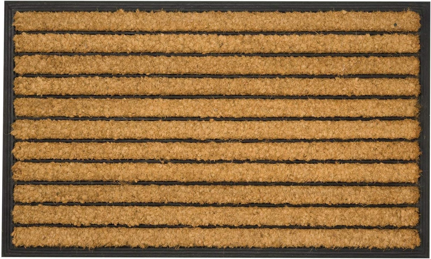 Dandy by William Armes, Tuffridge Stripes Door Mat Outdoor Coir Rubber, 75 x 45