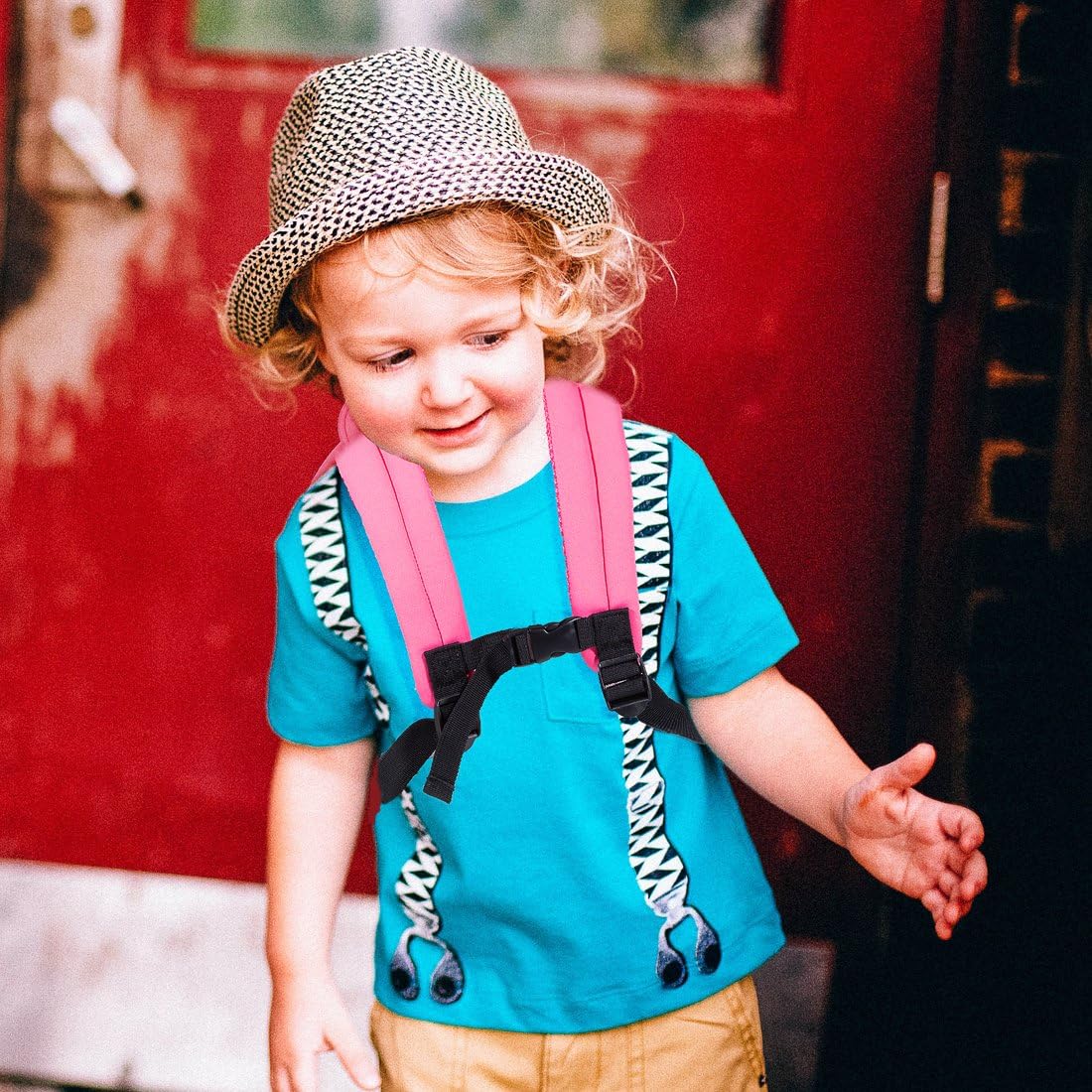 JiePai Cow Toddler Kids Backpack with Harness Leash for Boys Girls Age 1-3 - Image 5