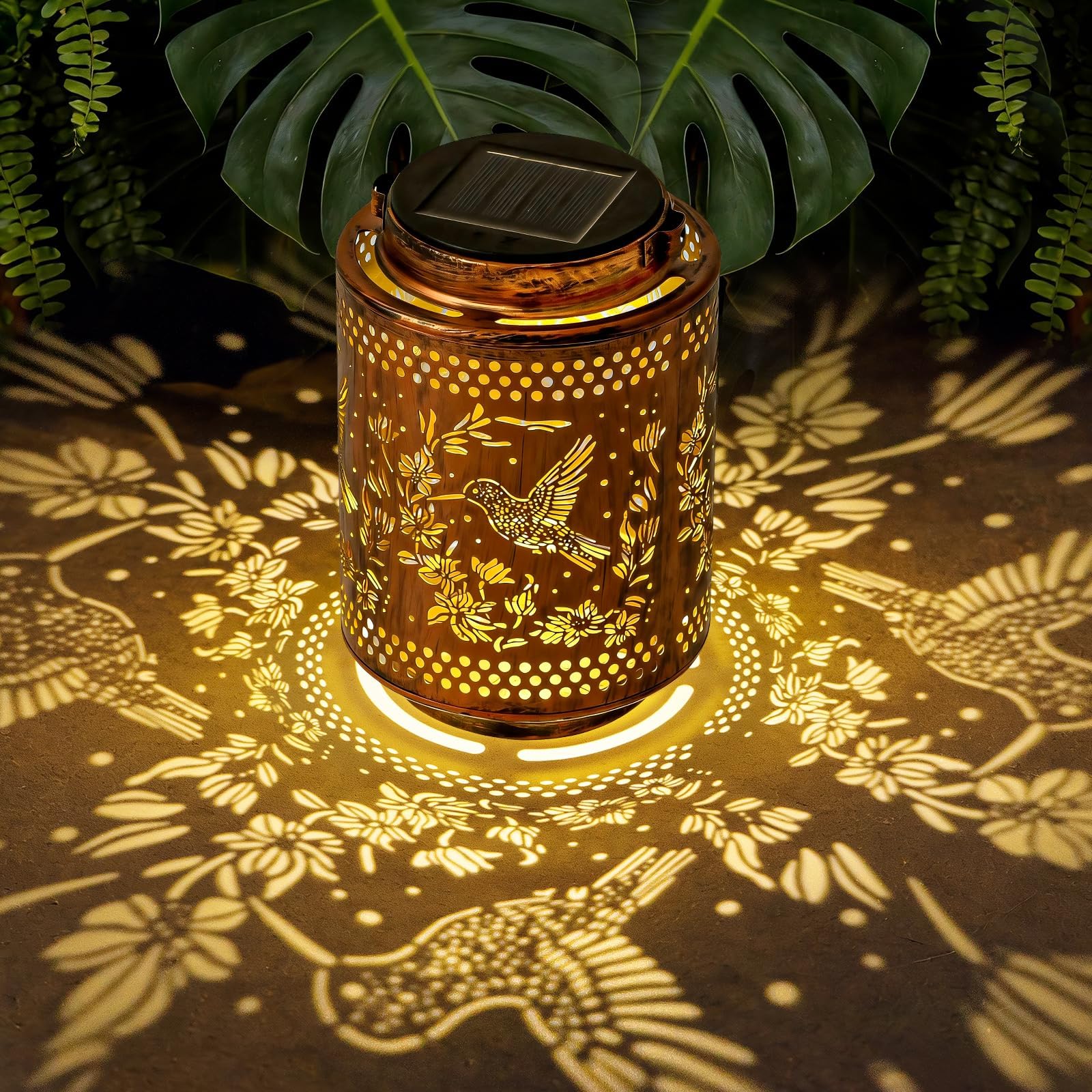 Adebime Bronzed Hummingbird Lantern