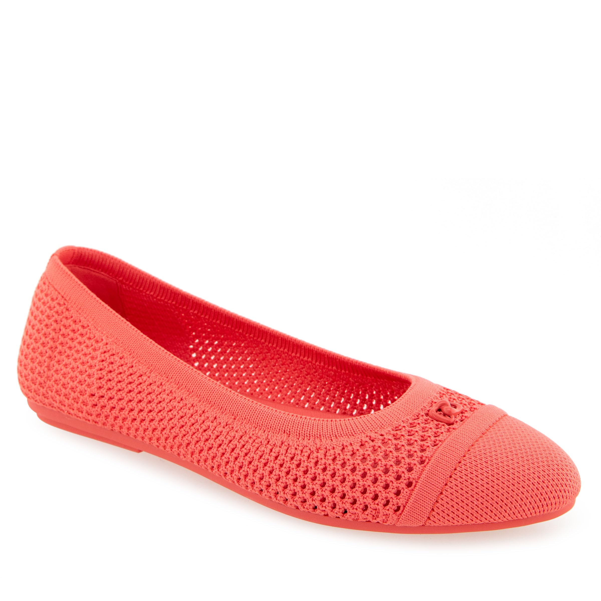Aerosoles Annelie Ballet Flat damskie, Dzianina koralowa, 10 UK Wide