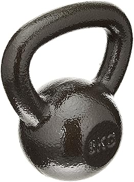 Amazon Basics Cast Iron Kettlebell (8 kg), Single Piece | Black - image, photos