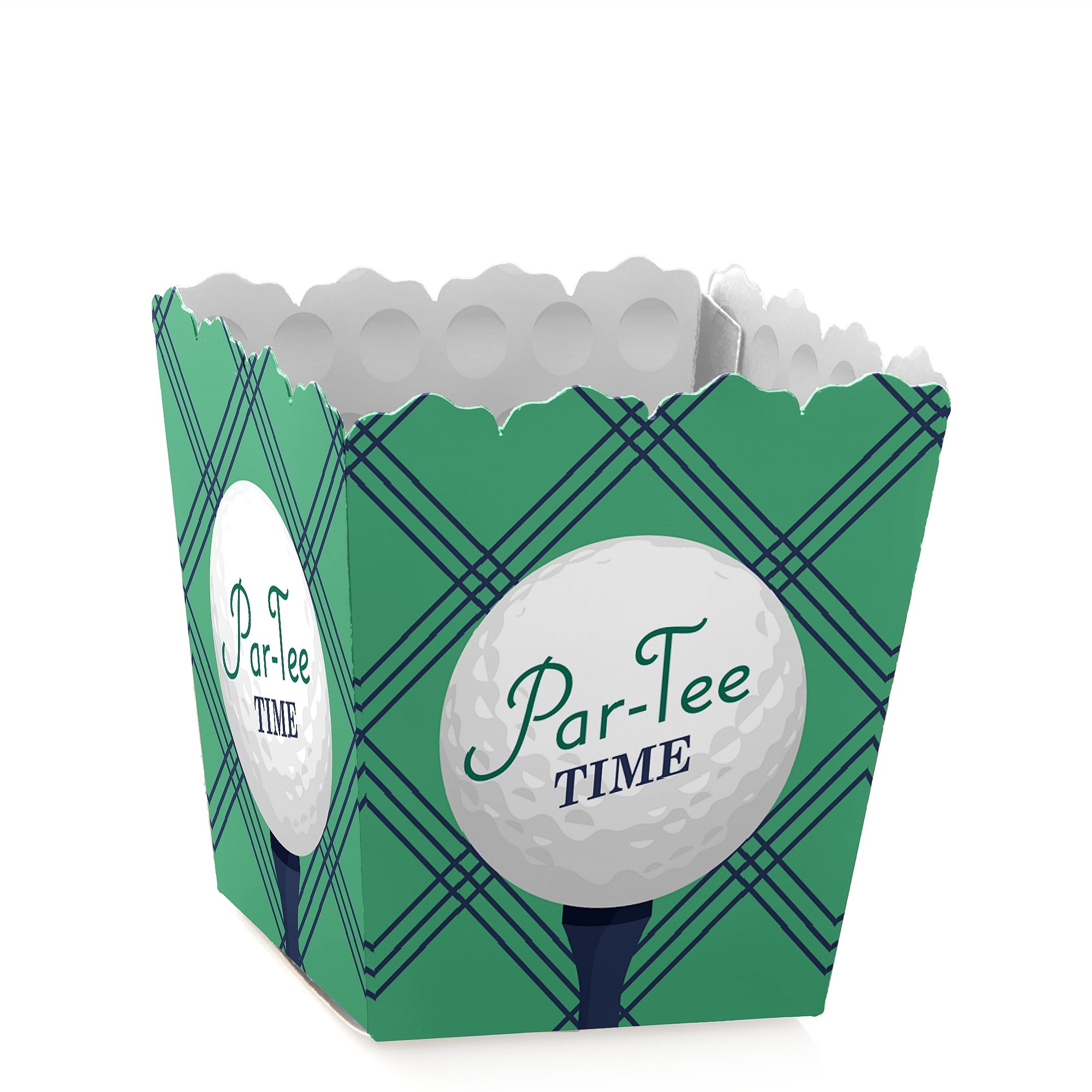 Big Dot of Happiness Par-Tee Time - Golf Party Mini Favor Boxes Retirement or Birthday Treat Candy Set 12