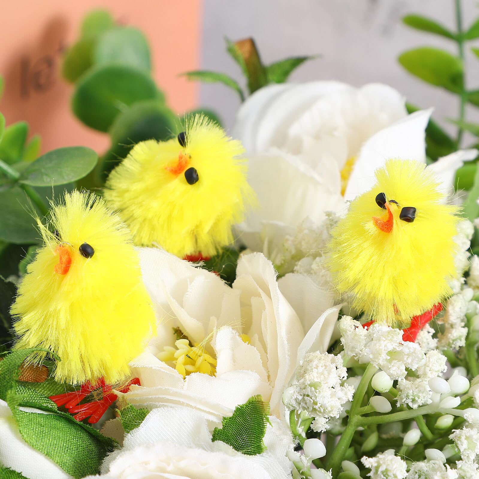 Sosoport 60pezzi Pollo Pasquale Simulato Decorazioni Per Feste Primavera Articoli Per Feste Per Decorar Casa Scrivania
