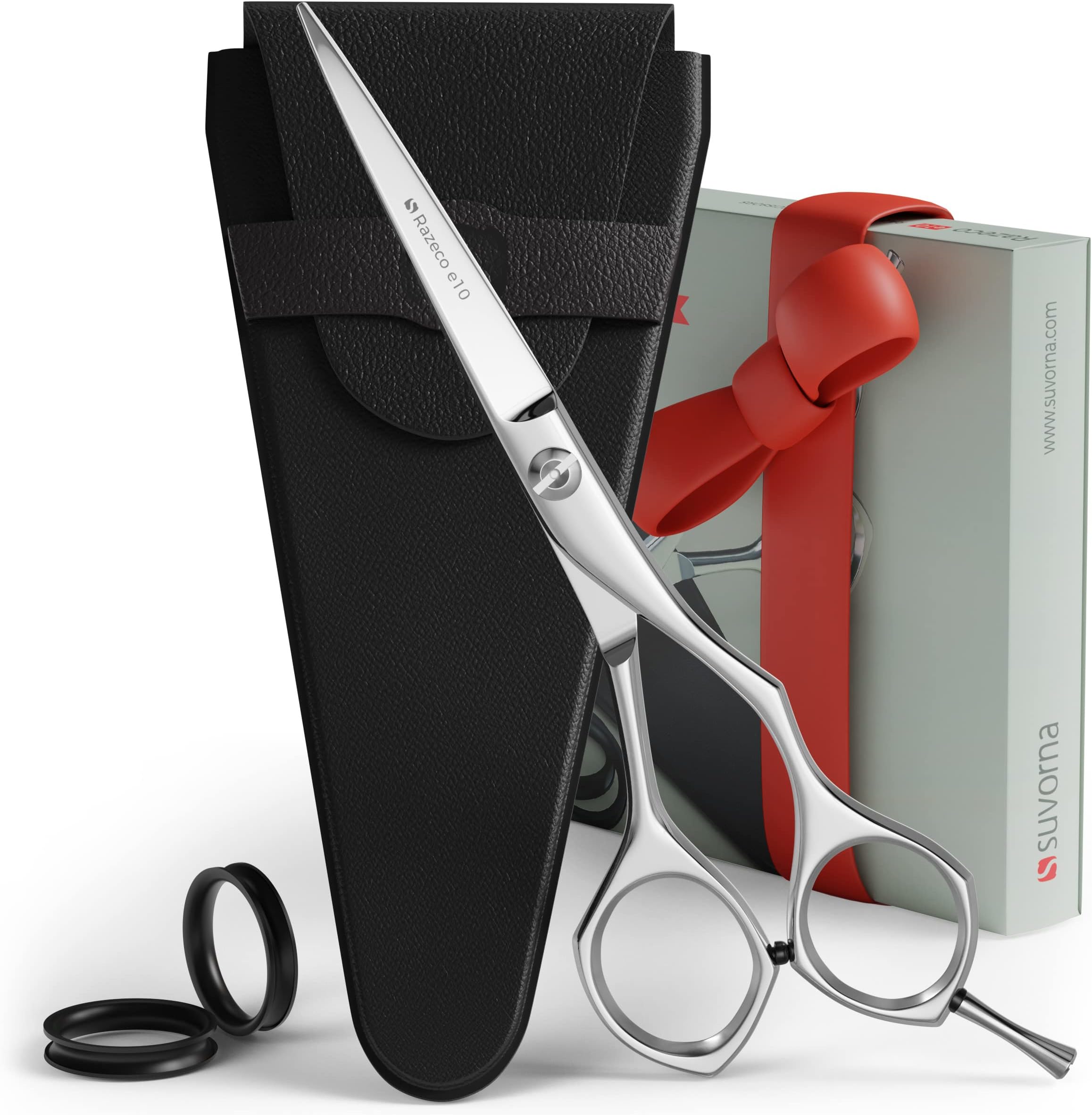 Suvorna6" Hairdressing Scissors Professional | Hairdressers Scissors | Barber Scissor for Hair Cutting - Sharp Barber Shears for Women, Men & Kids - Precision Right Hand Hair Cutting Scissor UK.
